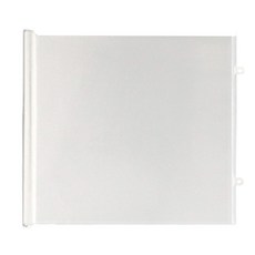 펫블리스 무타공 슬라이드 반려동물 안전문 펜스 울타리 메쉬 가림막, 1개, 화이트