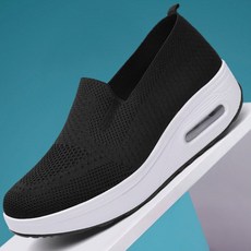 나로즈 간호사신발 간호화 푹신한 에어쿠션 슬립온 가볍고 땀차지 않는 매쉬 통풍 니트