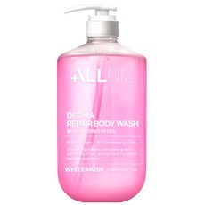 올니즈 더마 리페어 고보습 체취제거 대용량 약산성 바디워시 화이트머스크향, 2개, 1.08L