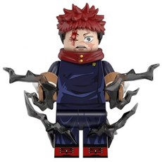 <주술회전> 이타도리 유지 캐릭터 3종 호환블록 브릭미니피규어 취미/수집/장식/전시/컬렉션용 커스텀 블록피규어, 1개, JK0203. 이타도리 유지(스페셜ver.)