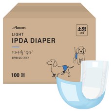 아몬스 입다 절약형 남아용 애견 강아지 기저귀 매너벨트, 소형, 100개입, 1개