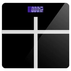 디지털 체중계 체지방 측정 몸무게 체중계 체겅분 분석가능, 블랙, 1개, 배터리형