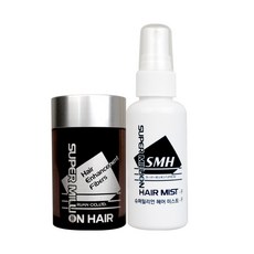 슈퍼밀리언헤어 휴대용 세트 / 여행용 기내반입 가능 미스트 모공을 막지 않는 흑채, 흑갈색 Dark Brown, 1개