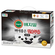 뼈에 좋은 검은콩 고칼슘 베지밀, 24개, 190ml
