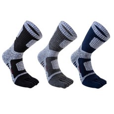 겨울 발가락양말 두꺼운 파일 남성 발가락양말 3켤레 4켤레