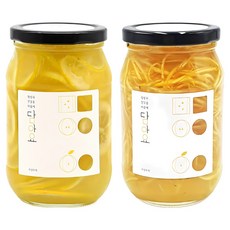 담아요 수제청 2구 선물세트, 1세트, [2구]레몬청+모과청540g