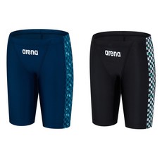 [정품] 아레나(ARENA) 남아동수영복 A5FB1PB12 캔디체크 4부 사각 블랙 네이비 65 70 75 80 85 사이즈 실내수영장 수영강습 수영훈련 폴리백 증정