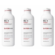 닥터포헤어 폴리젠 바이오3 샴푸, 500ml, 3개