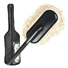 먼지털이개 VIP 차량용 최고급형 왁스 첨가 길이조절 알루미늄 합금 초극세사 먼지떨이 선물용, 1세트