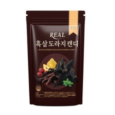 올가득 리얼 흑삼 도라지 사탕 캔디 200g, 1개