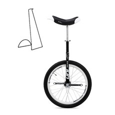 케이투바이크 유니싸이클 외발자전거 18인치 20인치, K2BIKE 외발 18인치 블랙+화이트, 미조립, 1개