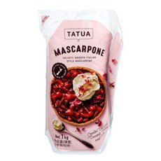 타투아 마스카포네치즈1kg 크림치즈 뉴질랜드 (아이스포장 무료), 1개, 1kg