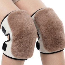 [엄마슬] 양털 무릎보호대 겨울 방한 무릎워머 기모 패드 원사이즈 한쌍
