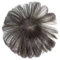 나나민 3초 완성 티안나는 여성 정수리 가발 똑딱이 커버 헤어피스 부분가발, 1개, 내추럴블랙