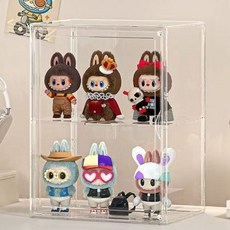 대형 투명 아크릴 케이스 피규어 장식장 가방보관함 전시 아크릴케이스 중간 칸막이 포함 40X30X25, 투명+칸막이, 1개