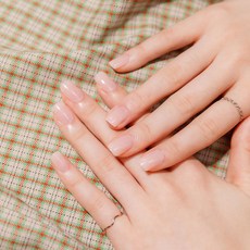 뮤즈마크 리유저블 네일팁 레귤러 스퀘어, 토슈즈, 3개