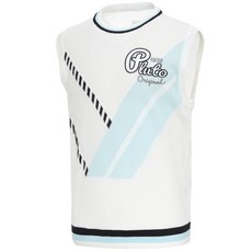 디즈니골프 남성 봄신상 니트 라운드넥 베스트 DN1MKV004