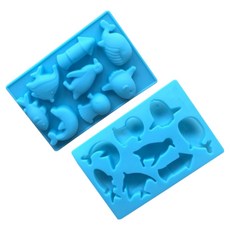 실리콘몰드 - 바다 돌고래 외 8구