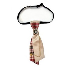 하이유니 [긱시크룩] 아이비 빈티지 브로치포인트 패션 클립 넥타이