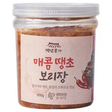 백년본가 만능 양념 매콤땡초 보리장, 1개, 500g