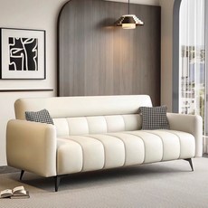 엘티제이 심플 모던 2인용 소파침대 접이식 고밀도 소파베드 P14, 아이보리