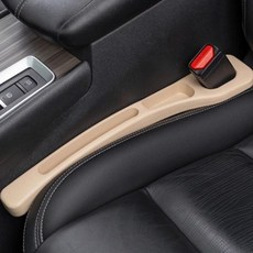 데오람 전차종 호환 자동차 시트 틈새 쿠션, 베이지, 2개