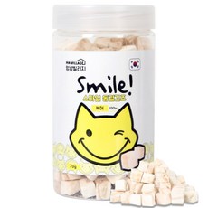 멍냥빌리지 반려동물 스마일 트릿 동결건조간식, 1개, 70g, 북어