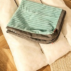 강아지 매트 반려견 쿠션 골든리트리버 강아지부터 중형견까지 적합 세탁가능 미끄럼방지 쿠션 매트, 1개, 녹색