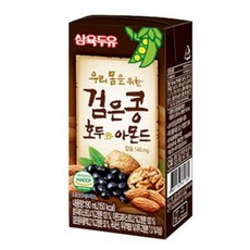 삼육두유 검은콩 호두와 아몬드, 190ml, 24개