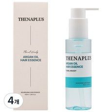 더나플러스 아르간오일 헤어에센스 플로럴 우디향, 100ml, 4개