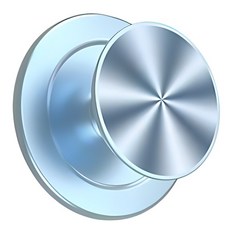 앤코 맥세이프 티타늄컬러 그립톡, 1개, 블루(Blue)