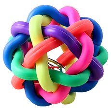 2개월강아지장난감 새끼 이갈이 강아지 혼자둘때 운더볼 짬뽕 절대터지지않는 알록달록탱탱 공, 1개, 혼합색상