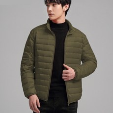 ANYOU 남자 얇은 겨울 패딩 간략하다 차이나 칼라 숏패딩