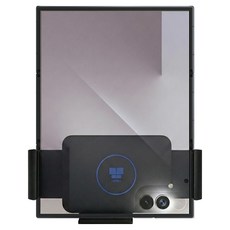 나비 트라이 폴드 6 7 Z 차량용 와이드 무선 고속 충전 거치대 15W 대시보드 송풍구 카메라 밀착 설계 NV66-V2, NV66-WCC10Q V2, 블랙