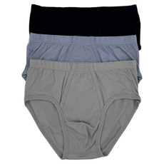 BYC 남자 베이직 순면 단색 맥시 삼각팬티 3종세트