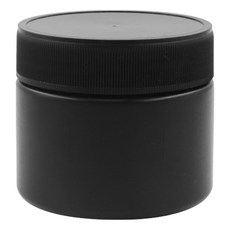 검정 분말 통 120ml 낱개 크림 화장품 공병 플라스틱 HDPE 친환경 파우더 용기, 1개