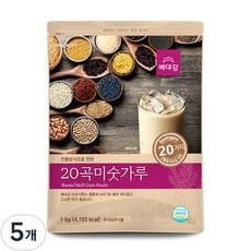 배대감 20곡 미숫가루, 1kg, 5개