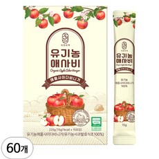 물 한방울넣지 않은 자연비책 유기농 애사비 스틱, 60개, 15g 60개, 15g