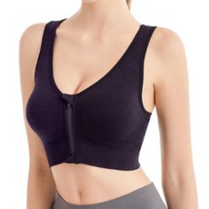 1+1 에쉬울프 앞지퍼 하이서포트 스포츠브라