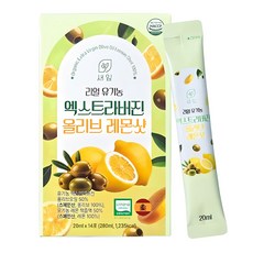 새잎 올레샷 유기농 엑스트라버진 올리브레몬샷 올리브오일 레몬즙 스틱 14포, 2개, 280ml