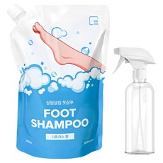 살림살림 프레쉬 시트러스 풋샴푸 공병포함 리필, 1L, 1개, 1개입