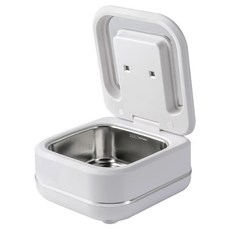 HK.sell 덴클린 틀니 교정기 악세사리 UV 초음파 세척기, 화이트