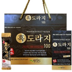 흑 도라지진액 스틱 국산 100% 무설탕 무색소 약도라지청 약초인 선물용, 10ml, 10개입, 3개