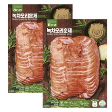 농협 잡내없이 깔끔한 녹차 오리훈제 (400g 2~3인분) X 2팩, 400g, 2개