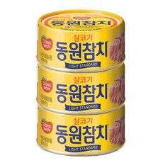 동원 라이트 스탠다드 참치, 100g, 6개