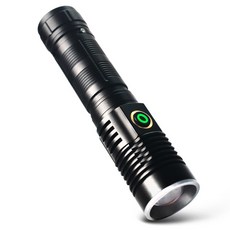하이맥스 초강력후레쉬 줌 30W LED 군용 손전등 컴팩트한사이즈 캠핑 해루질랜턴 풀세트, 1세트