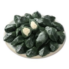 [대용량] 영광 생 모시송편 동부가루 모시떡 모싯잎송편 동부기피, 120개, 20g