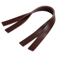 바이핸즈 통가죽 내추럴 가방핸들 손잡이끈, 브라운, 1개