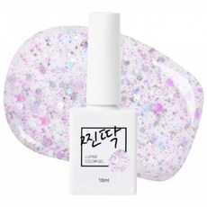 찐딱 컬러젤폴리쉬10ml JJ071G (글리터-트윙클), 1개, 10ml