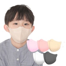 키리아 국산 KF94 새부리형 마스크 소형, F-94 2D 소형 컬러혼합(5컬러), 1세트, 100개입